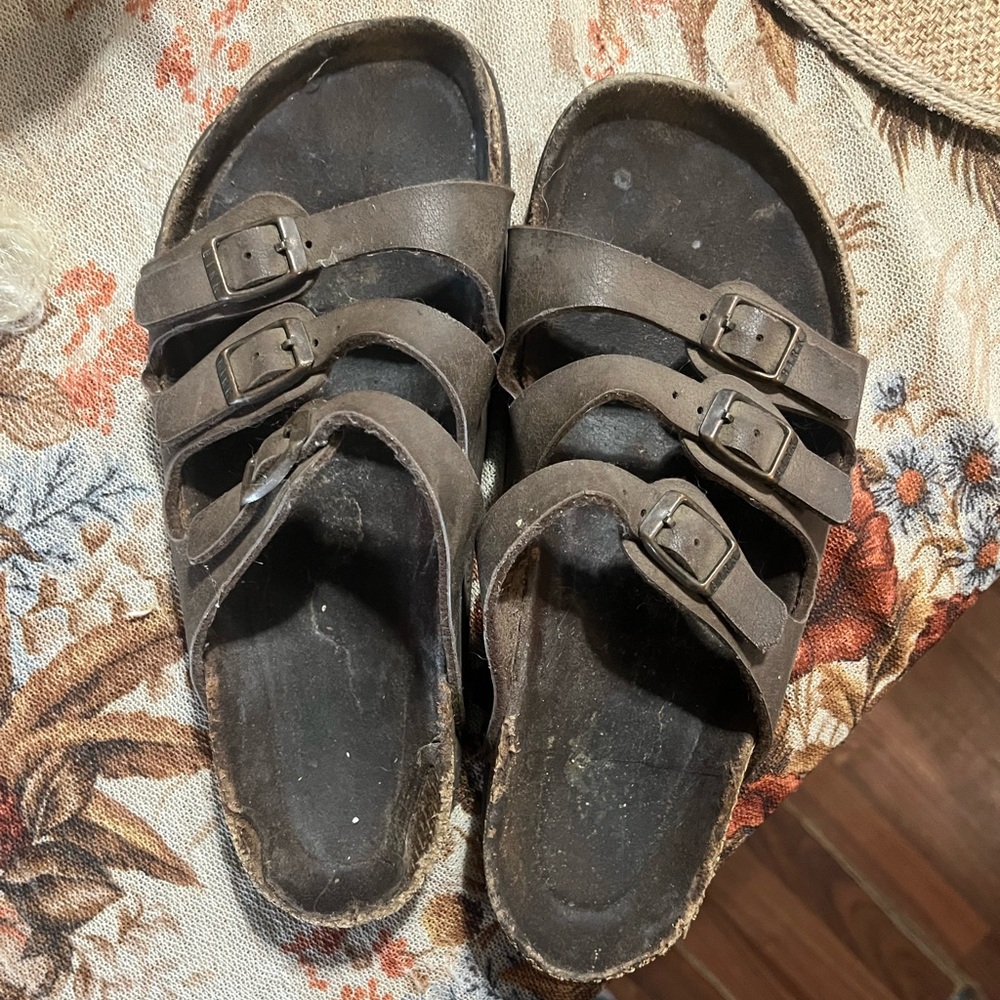 Birkenstock Brown 3 Strap Sandals